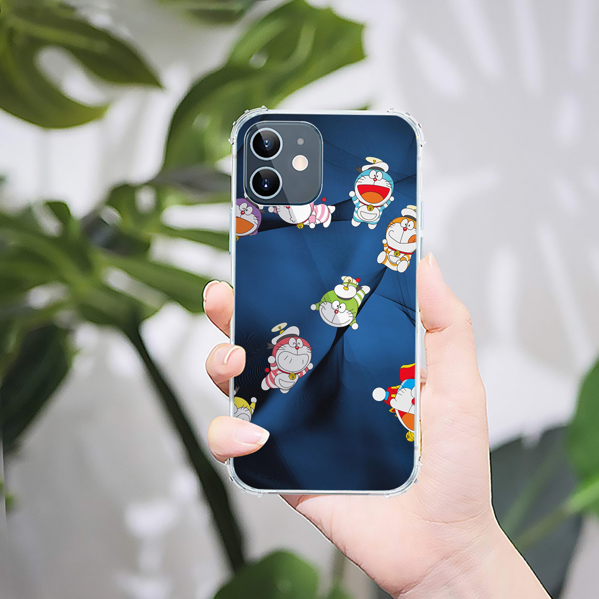 （画像用） ドラえもん Doraemon 【iPhone 12シリーズ対応】透明スマホケース（クリアソフトケース）